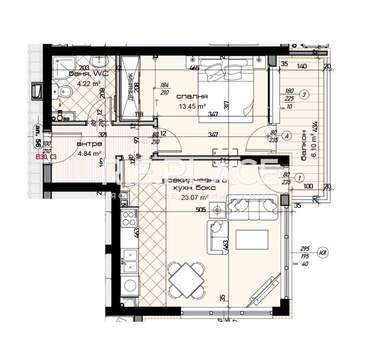 Verkauf - Wohnung in Mladost 1,  Warna