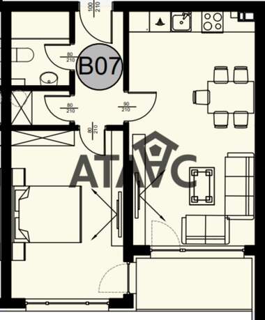 Satış - Apartman olarak Karşiaka,  Plovdiv