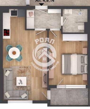 For sale - Apartment in Karshiaka,  Plovdiv