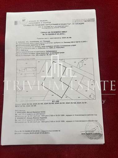 Продажа - Земледельческая земля в Избеглии,  Пловдив