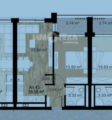 For sale - Apartment in Serdika,  Sofia