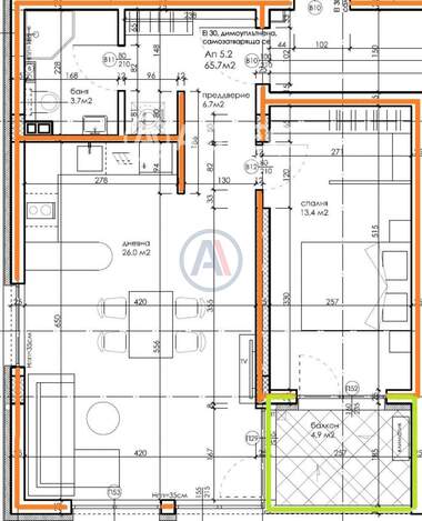 Vânzare - Apartament în Kaîsieva gradina,  Varna