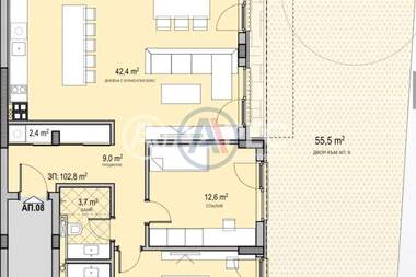 Satış - Apartman olarak Ovça Kupel 2,  Sofia