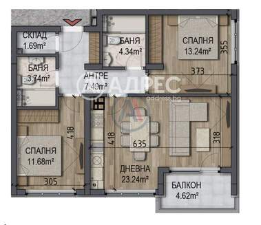 Verkauf - Wohnung in Owtscha Kupel,  Sovia