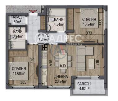 Verkauf - Wohnung in Owtscha Kupel,  Sovia