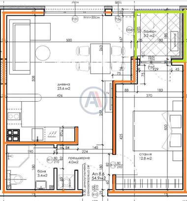 Vânzare - Apartament în Kaîsieva gradina,  Varna