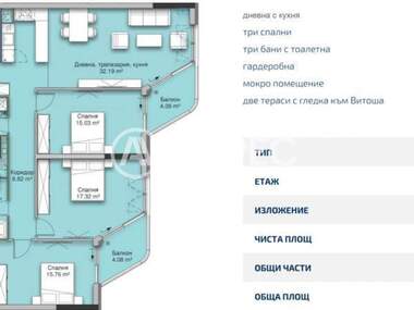 Продажа - Квартира в Кръстова вада,  София