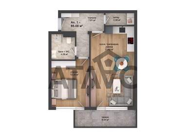 Verkauf - Wohnung in Karschiaka,  Plowdiw