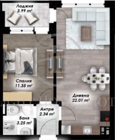 For sale - Apartment in Ostromila,  Plovdiv