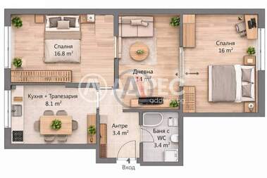 Vânzare - Apartament în Center,  Sofia