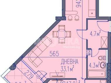 Продажа - Квартира в Христо Смирненски,  Пловдив