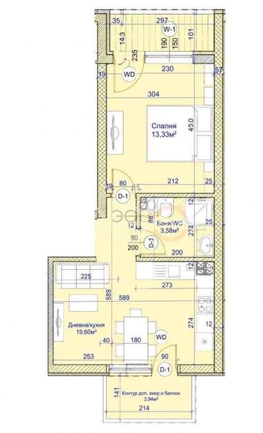Vânzare - Apartament în Center,  Varna
