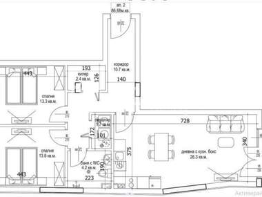 Verkauf - Wohnung in Zweten kwartal,  Warna