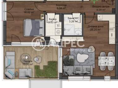 Vânzare - Apartament în Ostromila,  Plovdiv