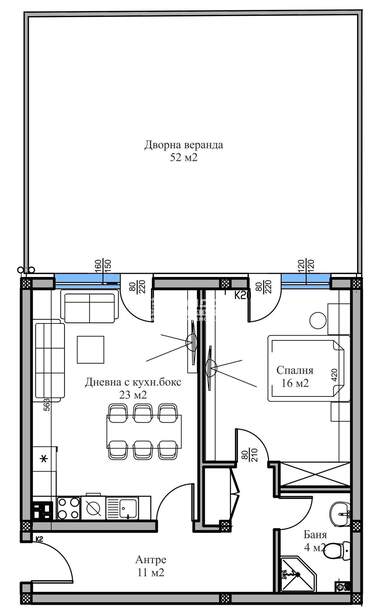 Vânzare - Apartament în Belomorski,  Plovdiv