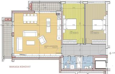 Vânzare - Apartament în V.Z. Gărdova glava,  Sofia