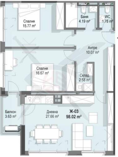 Продажа - Квартира в Кръстова вада,  София