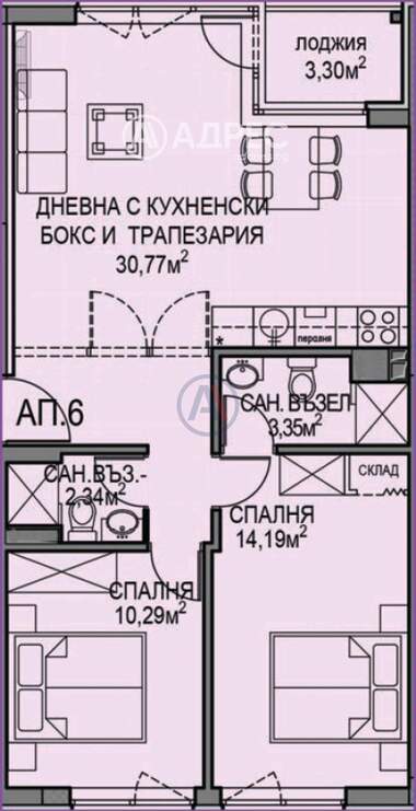 Satış - Apartman olarak Obelia 2,  Sofia