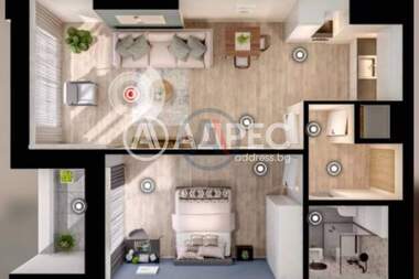 For sale - Apartment in Drujba-1,  Sofia