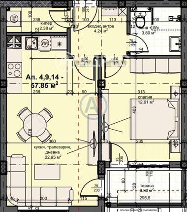 Satış - Apartman olarak Karşiaka,  Plovdiv