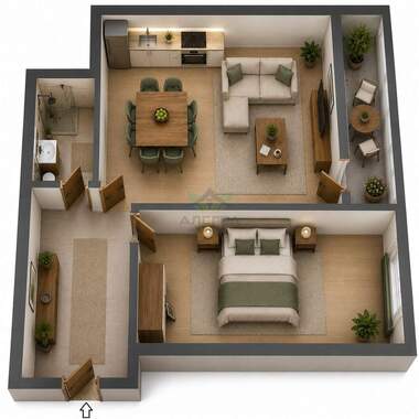 Vânzare - Apartament în Ustrem,  Pazardjik