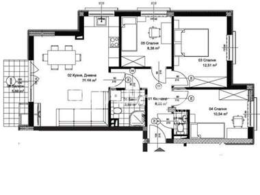 For sale - Apartment in Vazrajdane 3,  Varna