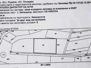 Продажа - Участок под строительство в Белащица,  Пловдив