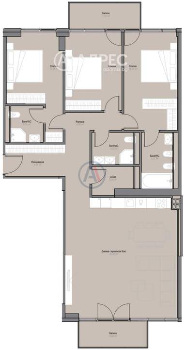 Vânzare - Apartament în Oboriștie,  Sofia