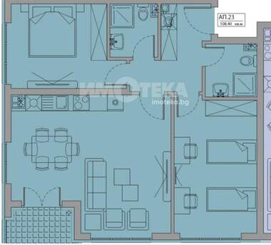 Satış - Apartman olarak Malinova Dolina,  Sofia