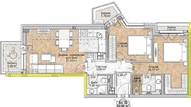 For sale - Apartment in Liulin-8,  Sofia