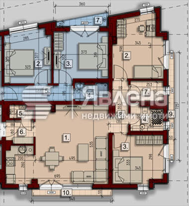 Продажба - Апартамент в Люлин-10,  София