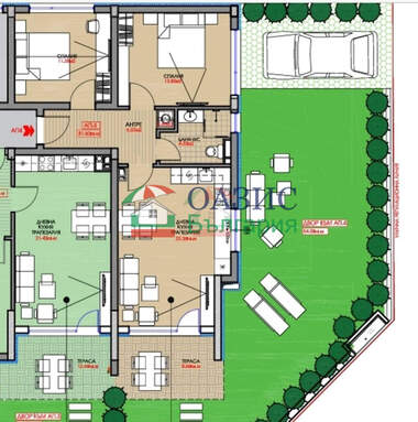 Verkauf - Wohnung in Rawda,  Burgas