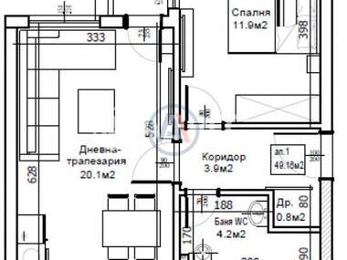 For sale - Apartment in Elektron,  Varna