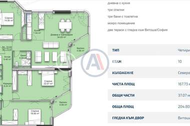 Продажа - Квартира в Кръстова вада,  София