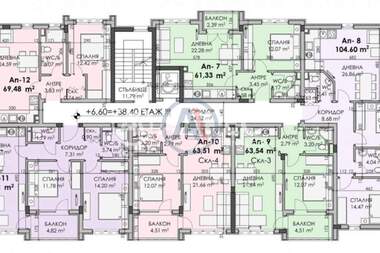 Satış - Apartman olarak Madika,  Burgas