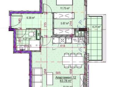 Vânzare - Apartament în Oboriștie,  Sofia