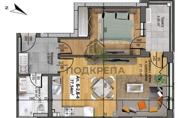 Verkauf - Wohnung in Hristo Smirnenski,  Plowdiw