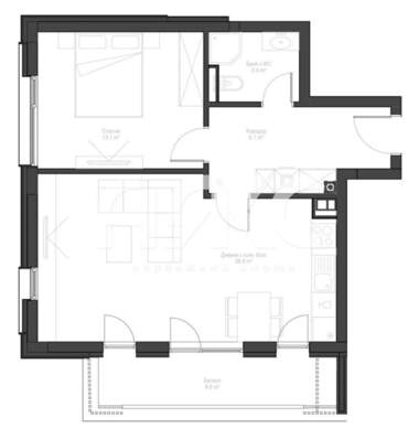 For sale - Apartment in Krastova vada,  Sofia