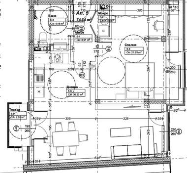 Vânzare - Apartament în Oboriștie,  Sofia