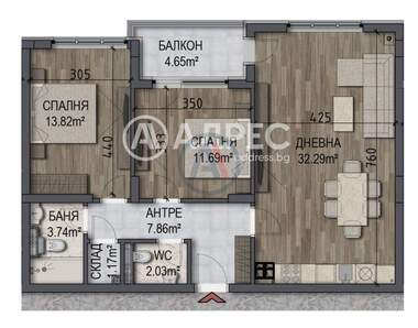 Verkauf - Wohnung in Owtscha Kupel,  Sovia