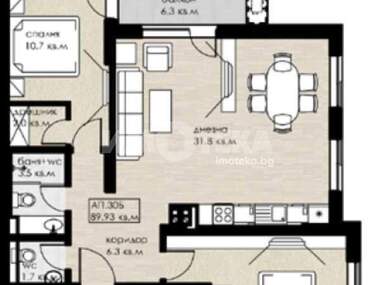 Verkauf - Wohnung in Drujba-2,  Sovia