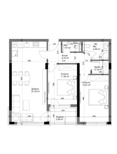 Продажа - Квартира в Аспарухово,  Варна