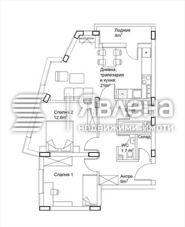 Продажба - Апартамент в Люлин-2,  София