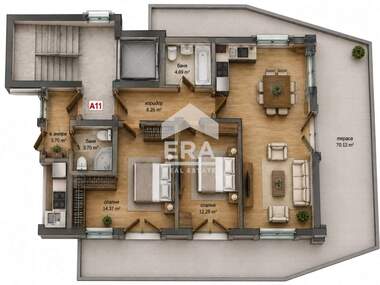 Verkauf - Wohnung in Mladejki halm,  Haskowo