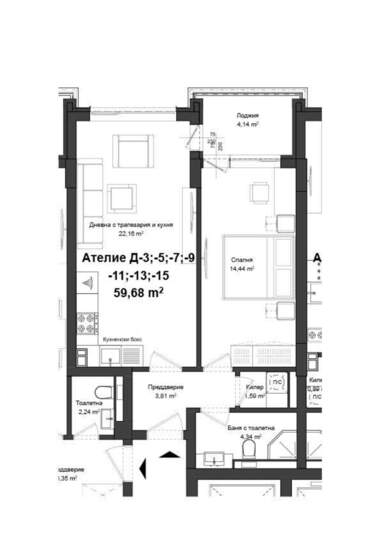 Verkauf - Wohnung in Gagarin,  Plowdiw