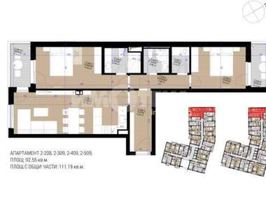 For sale - Apartment in Poligona,  Sofia