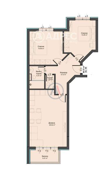 Vânzare - Apartament în Asparuhovo,  Varna