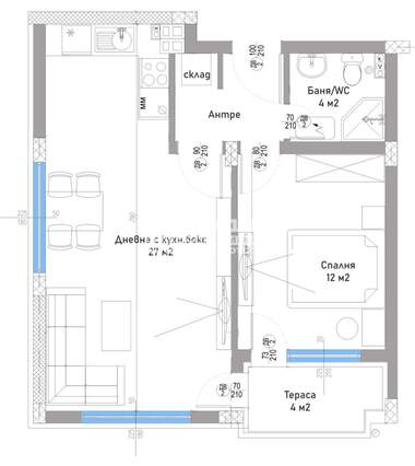 Vânzare - Apartament în Ostromila,  Plovdiv