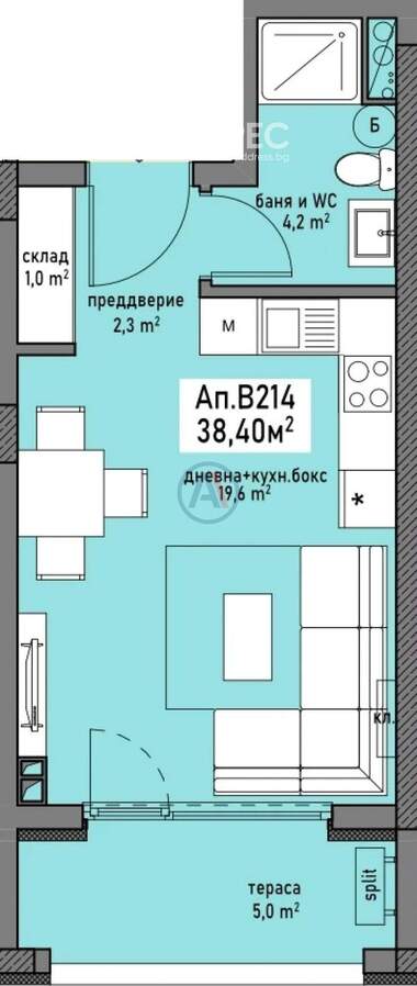 For sale - Apartment in Promishlena zona - Sever,  Burgas