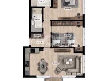 For sale - Apartment in Poligona,  Sofia